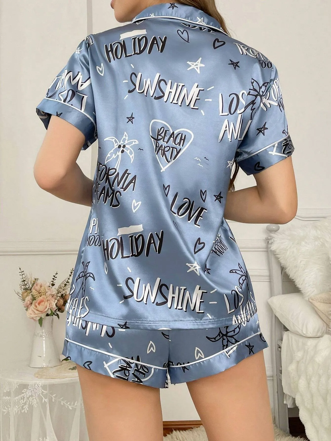 11838 1a-040 Conjunto para dormir mujer 2 Pzas