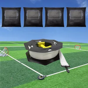230 ft L Soccer Field Marking Tape, Beach Volleyball Court Marker Lines with Anchors,a Cord Reel and Four Sandbags, Portable Frisbee Court Marking Kit, Badminton Boundary Lines for Outdoor