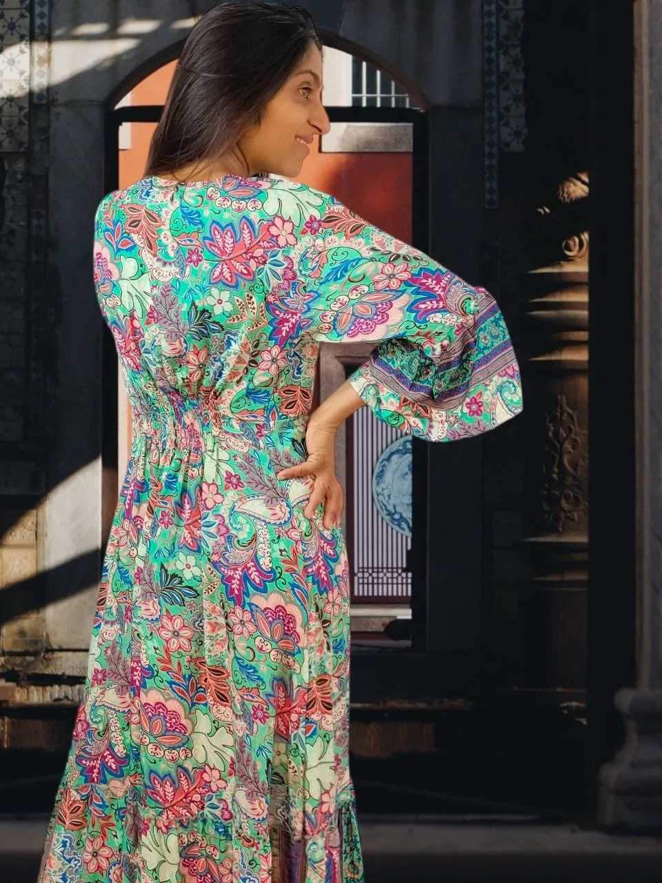 2632G Silk Dress
