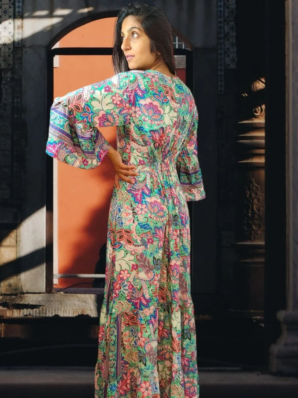 2632G Silk Dress