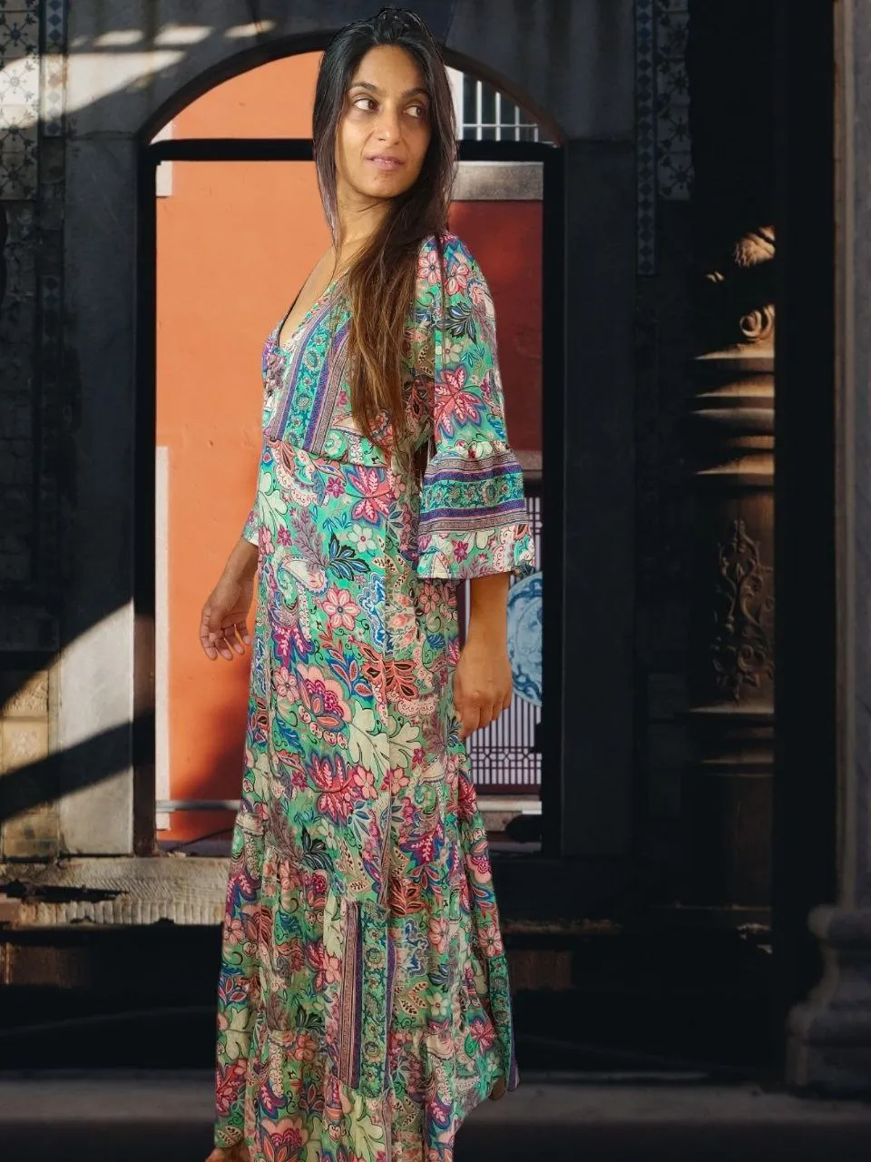 2632G Silk Dress
