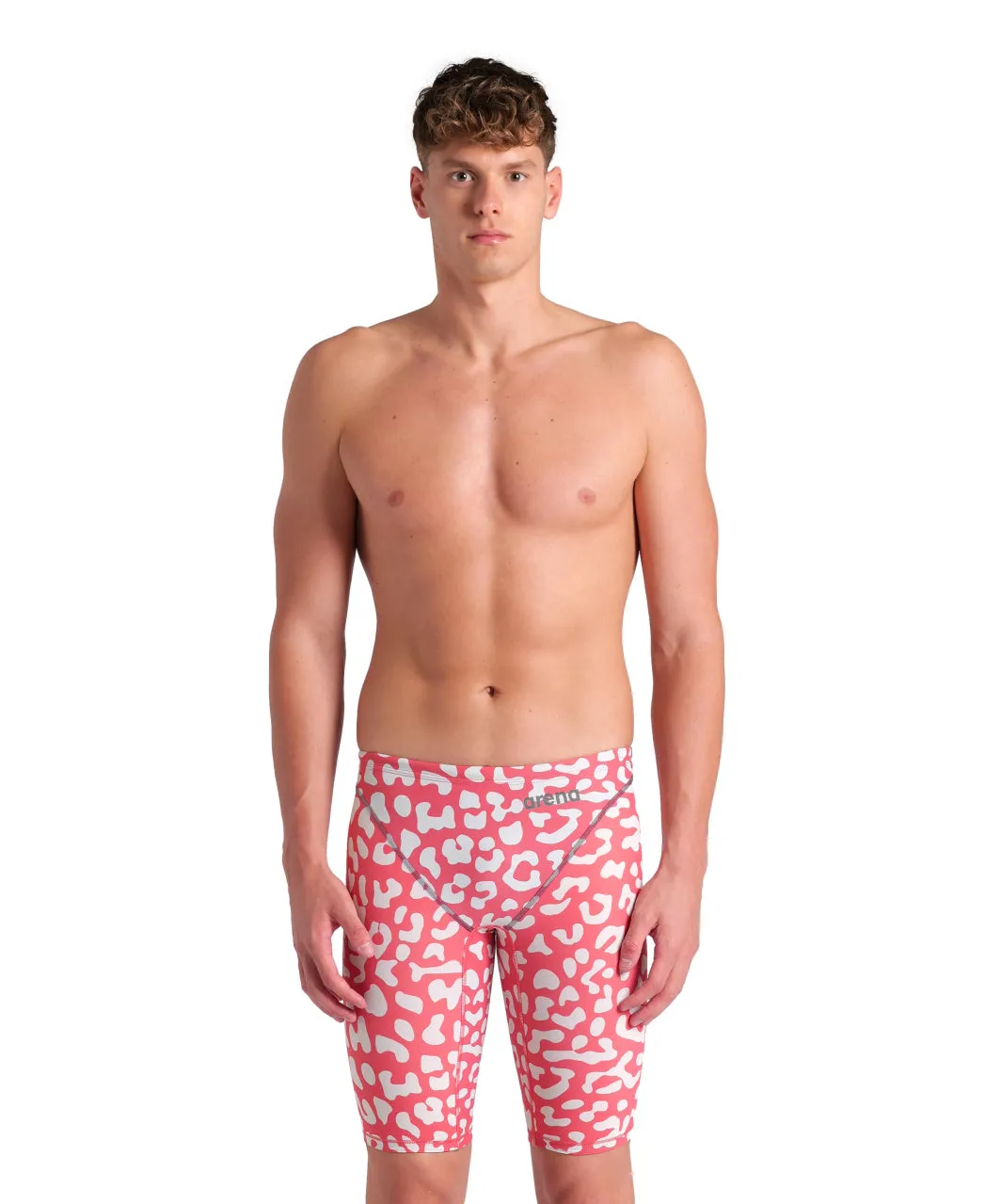 Arena Mens Powerskin ST NEXT Leopard Limited Edition Jammer