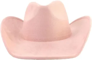Big Roll Brim Cowboy Hat Top Cap for Men Women Cowgirl Hat Felt Fedora Hats Outdoor Sun Hat pnnrk 56-58CM