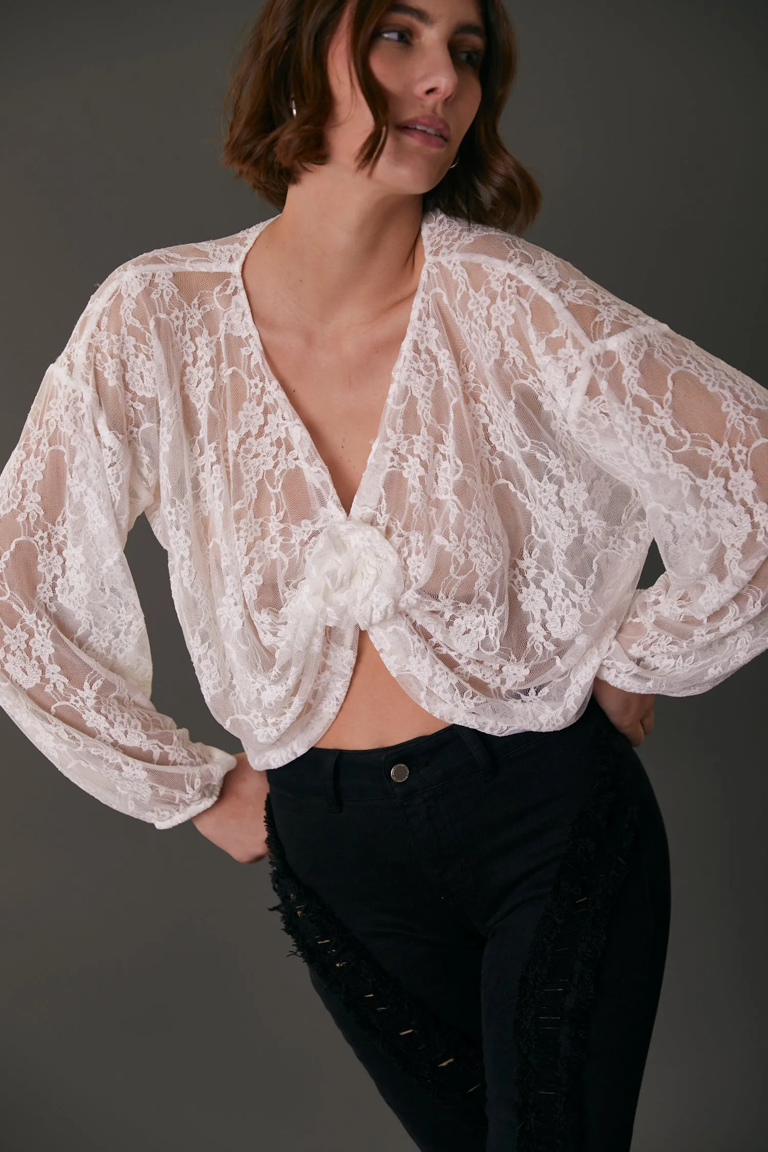 BILBAO TOP IVORY