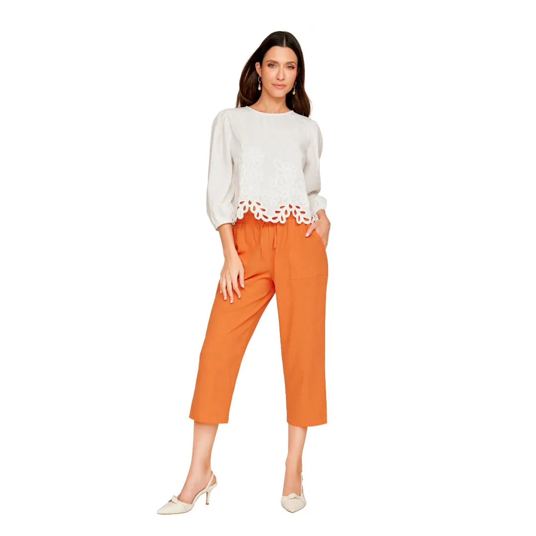 BLUSA BANCA BORDADA 96592