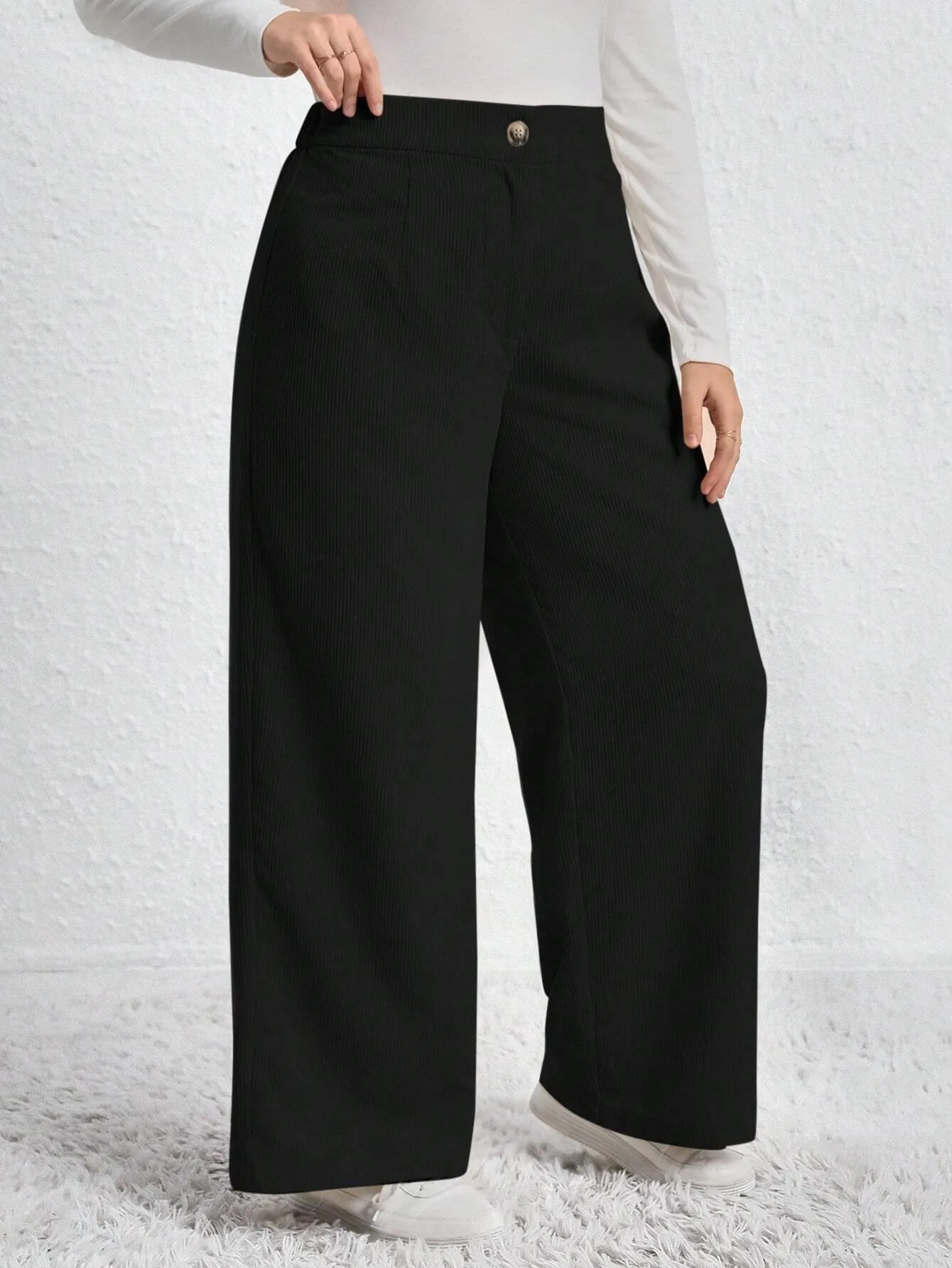 Calça Feminina Reta Plus Size - Clarissa