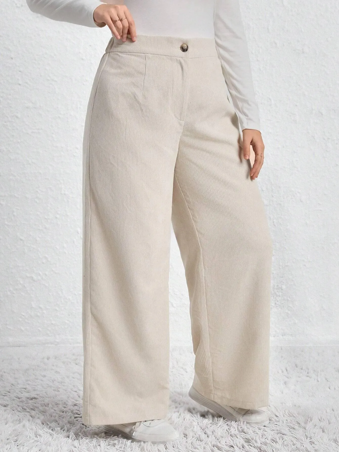 Calça Feminina Reta Plus Size - Clarissa