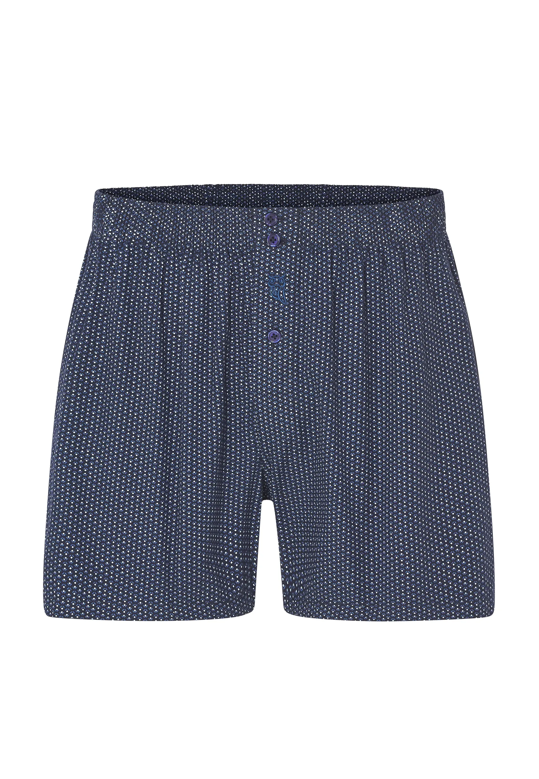 Calzoncillo Bóxer Hombre Algodón Tela Cuadros - Azul 6309_39
