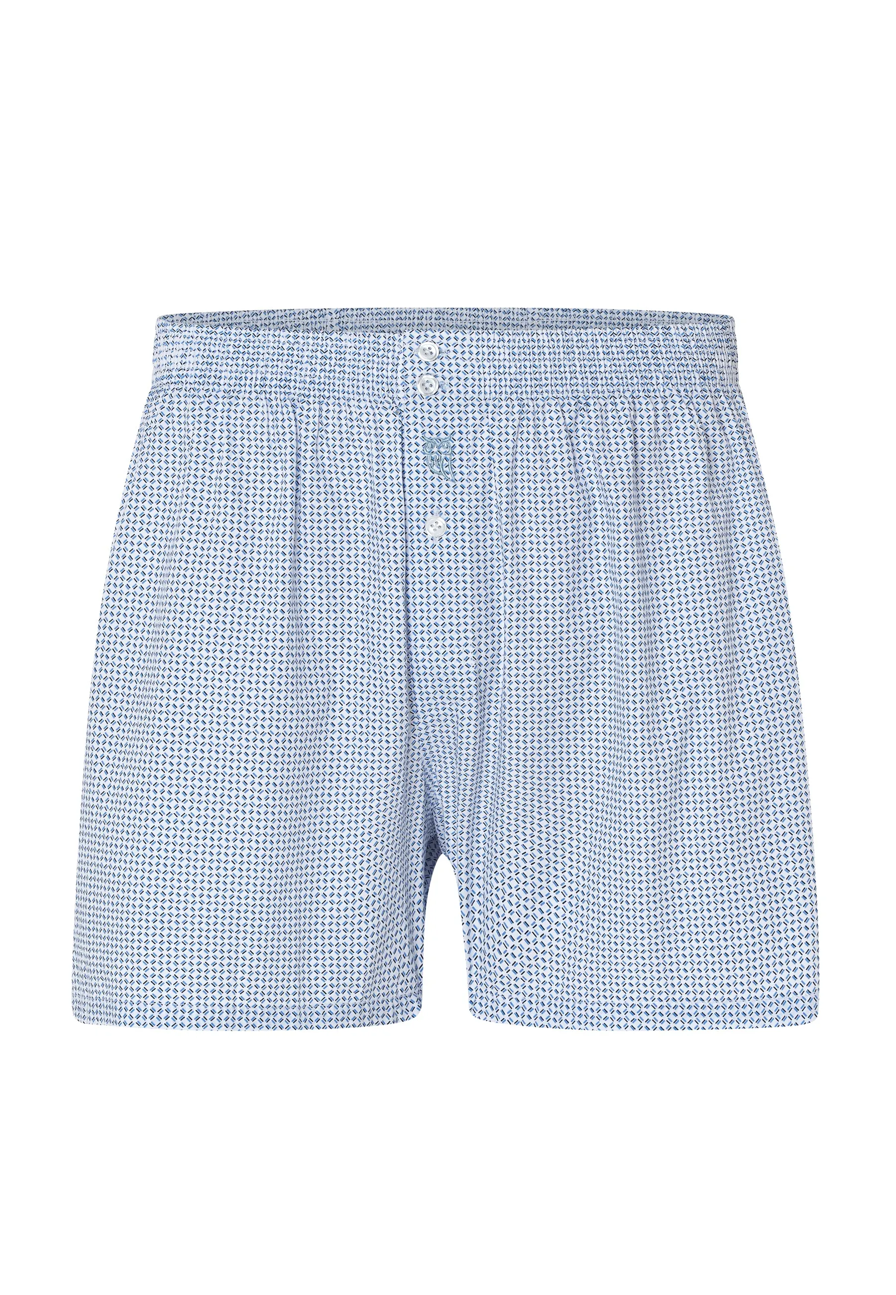 Calzoncillo Bóxer Hombre Algodón Tela Cuadros - Azul 6310_33