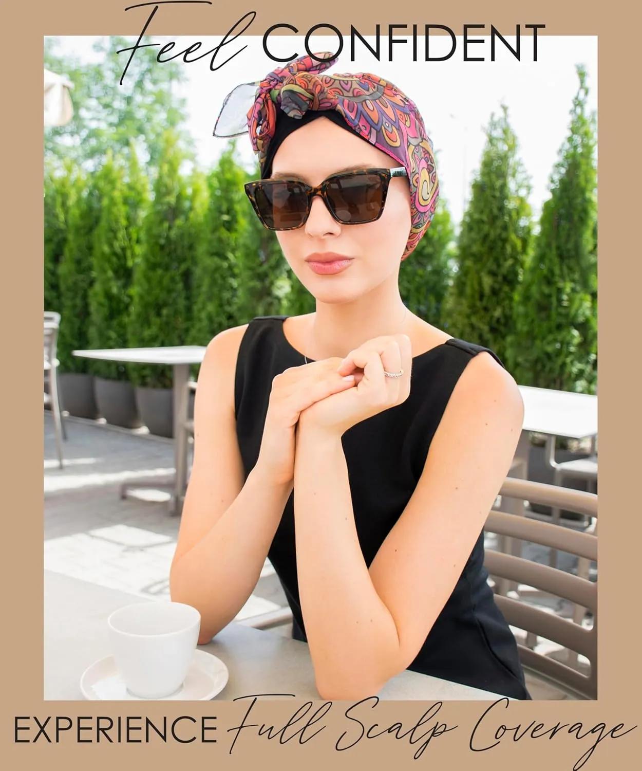 CAPLORD Head Scarf for Women Skull Cap Chemo Patients Headwear Cancer Hair Loss Scarf Headwrap Cover Hat Turban Covering Wrap