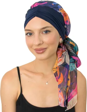 CAPLORD Head Scarf for Women Skull Cap Chemo Patients Headwear Cancer Hair Loss Scarf Headwrap Cover Hat Turban Covering Wrap