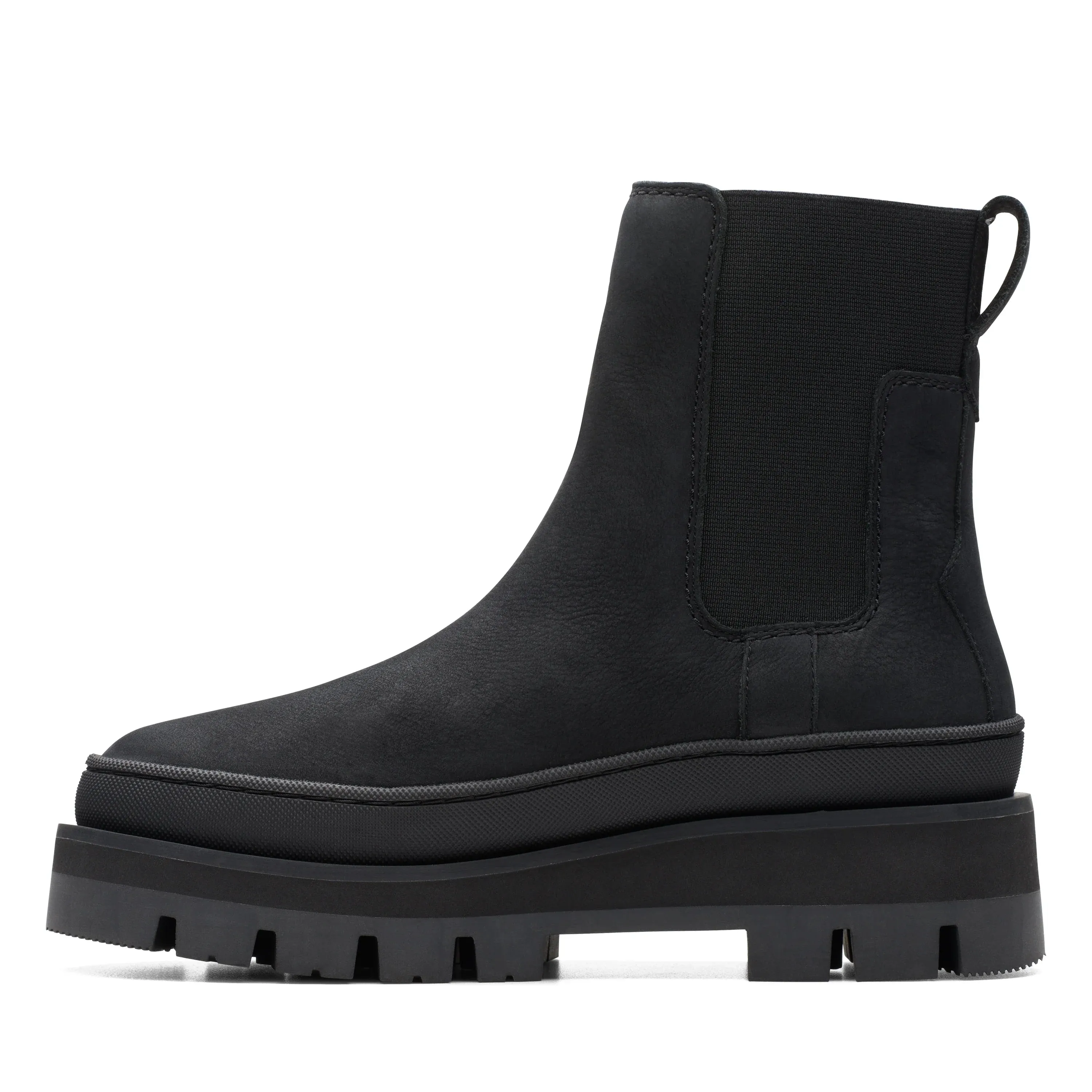 CLARKS | BOTAS MUJER | ORIANNA2 TOP BLACK NUBUCK | NEGRO