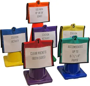 Cone Folders (Double Sided Pockets That fit Over Your Cones), Sold as a Set of 6