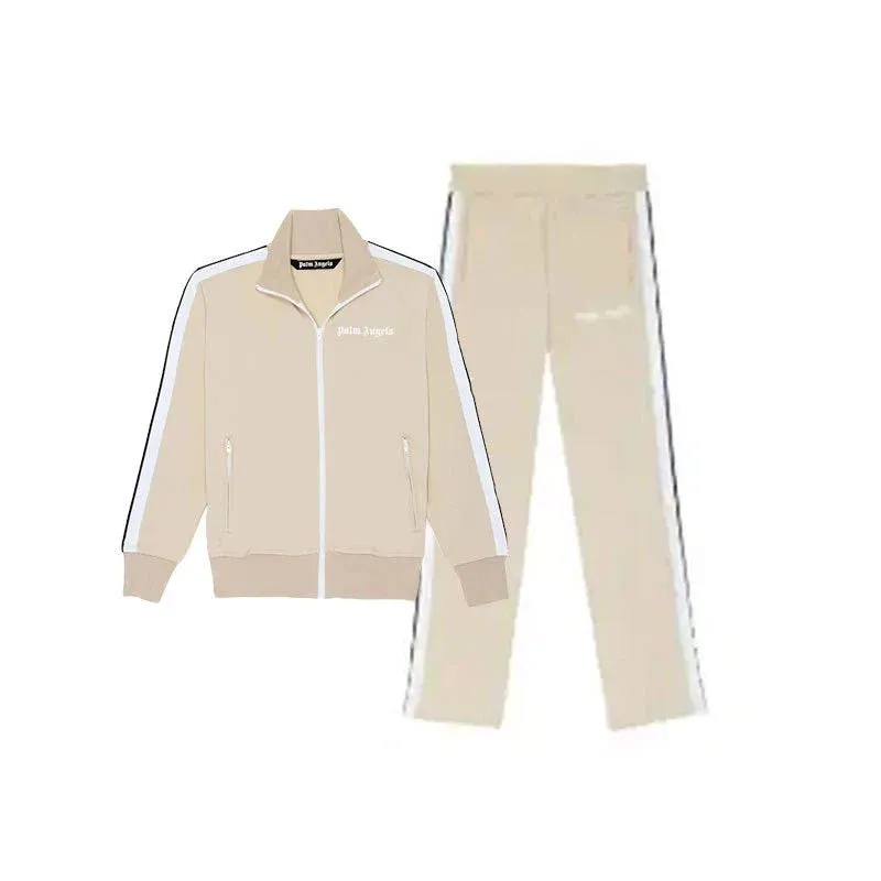Conjunto Palm Angels Logo Tracksuit Cáqui