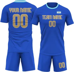 Custom Soccer Jersey Men Women Youth Kids Athletic Shirts with Name Number Logo Camisetas de Futbol Set National Soccer Team