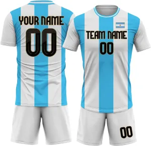Custom Soccer Jersey Men Women Youth Kids Athletic Shirts with Name Number Logo Camisetas de Futbol Set National Soccer Team
