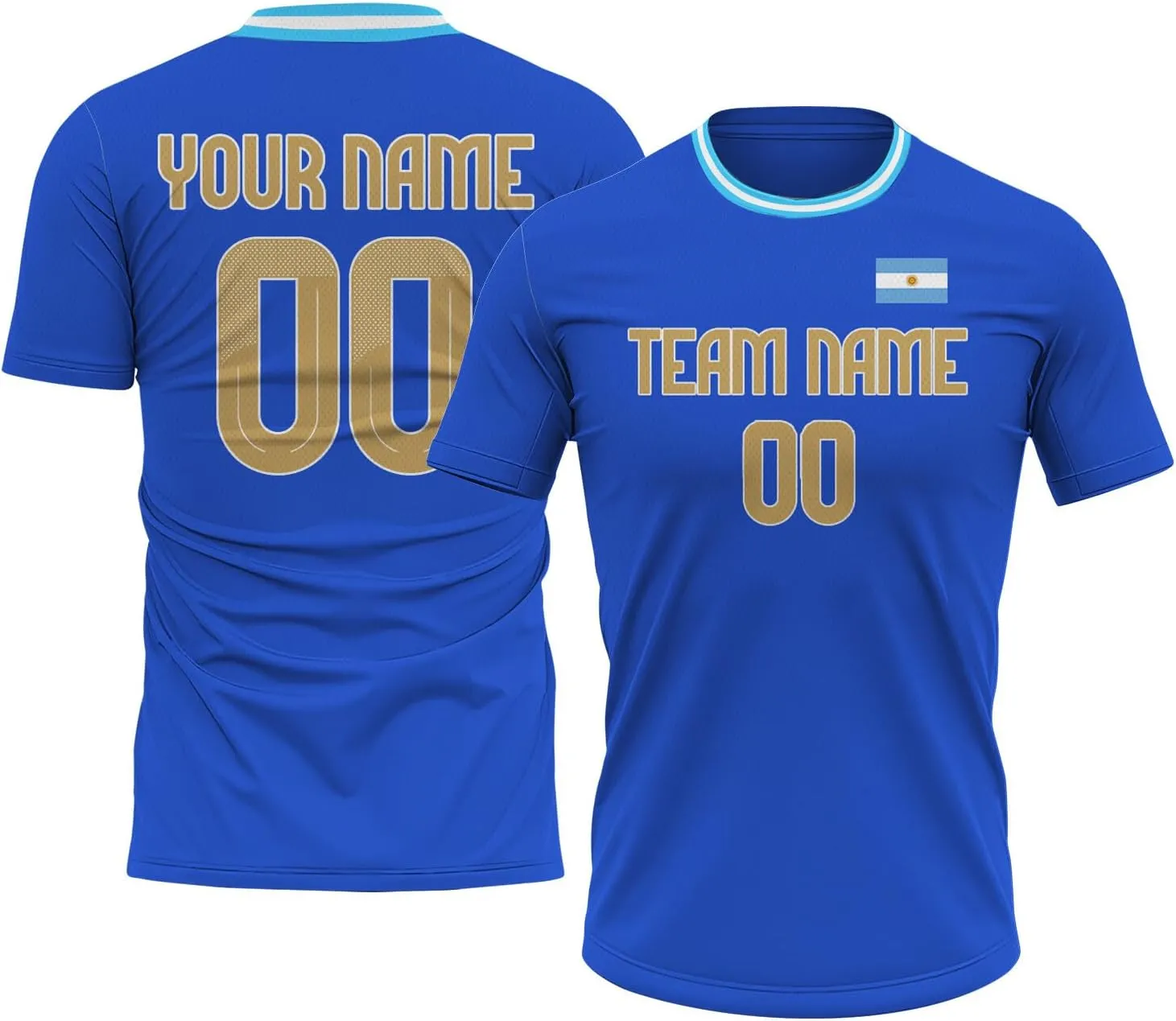 Custom Soccer Jersey Men Women Youth Kids Athletic Shirts with Name Number Logo Camisetas de Futbol Set National Soccer Team