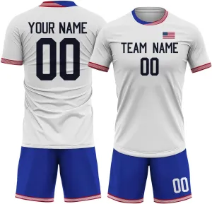 Custom Soccer Jersey Men Women Youth Kids Athletic Shirts with Name Number Logo Camisetas de Futbol Set National Soccer Team