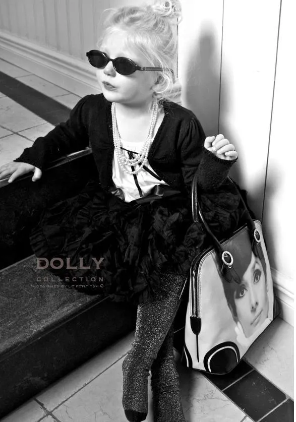 DOLLY by Le Petit Tom ® AUDREY HEPBURN pettiskirt black