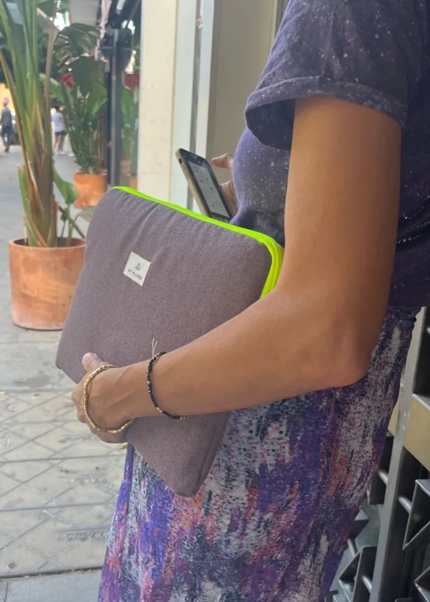 Funda de portátil Burdeos