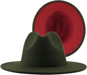 Ladies Jazz Fedora Hats Women Big Size Hat Men Wedding Vintage Party Woolen Wide Brim Cap