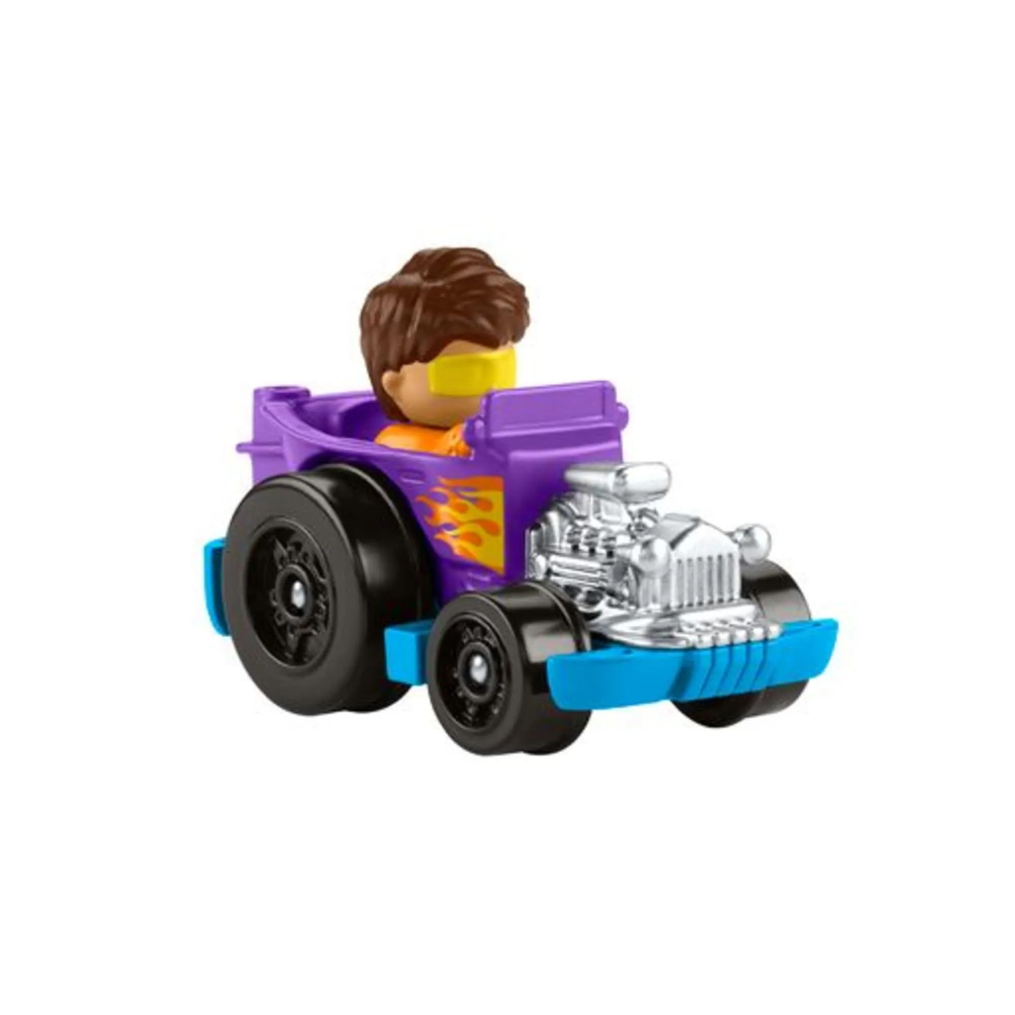 Little People Hot Wheels Juguete para Bebés Vehículo Wheelies Hot Rod