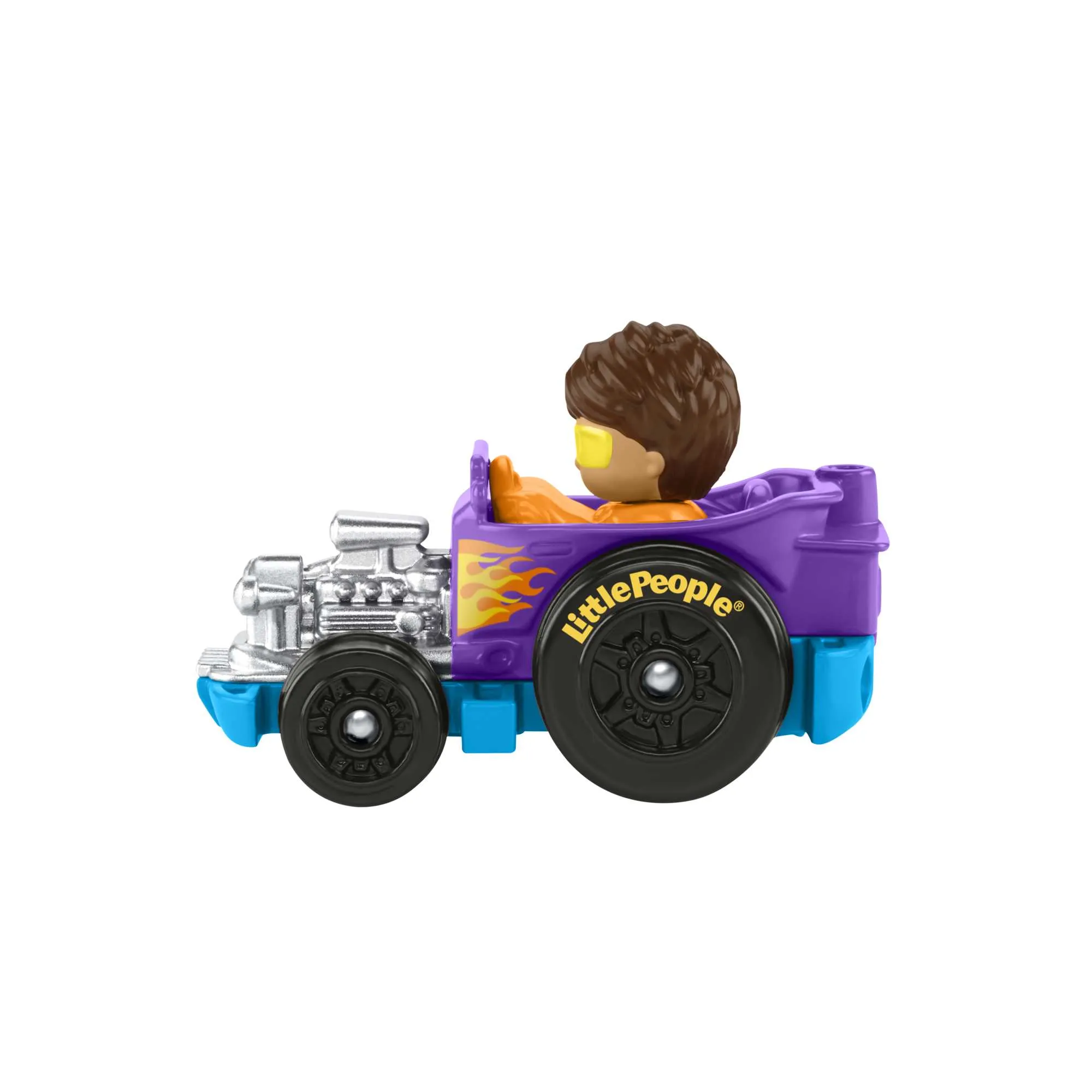 Little People Hot Wheels Juguete para Bebés Vehículo Wheelies Hot Rod