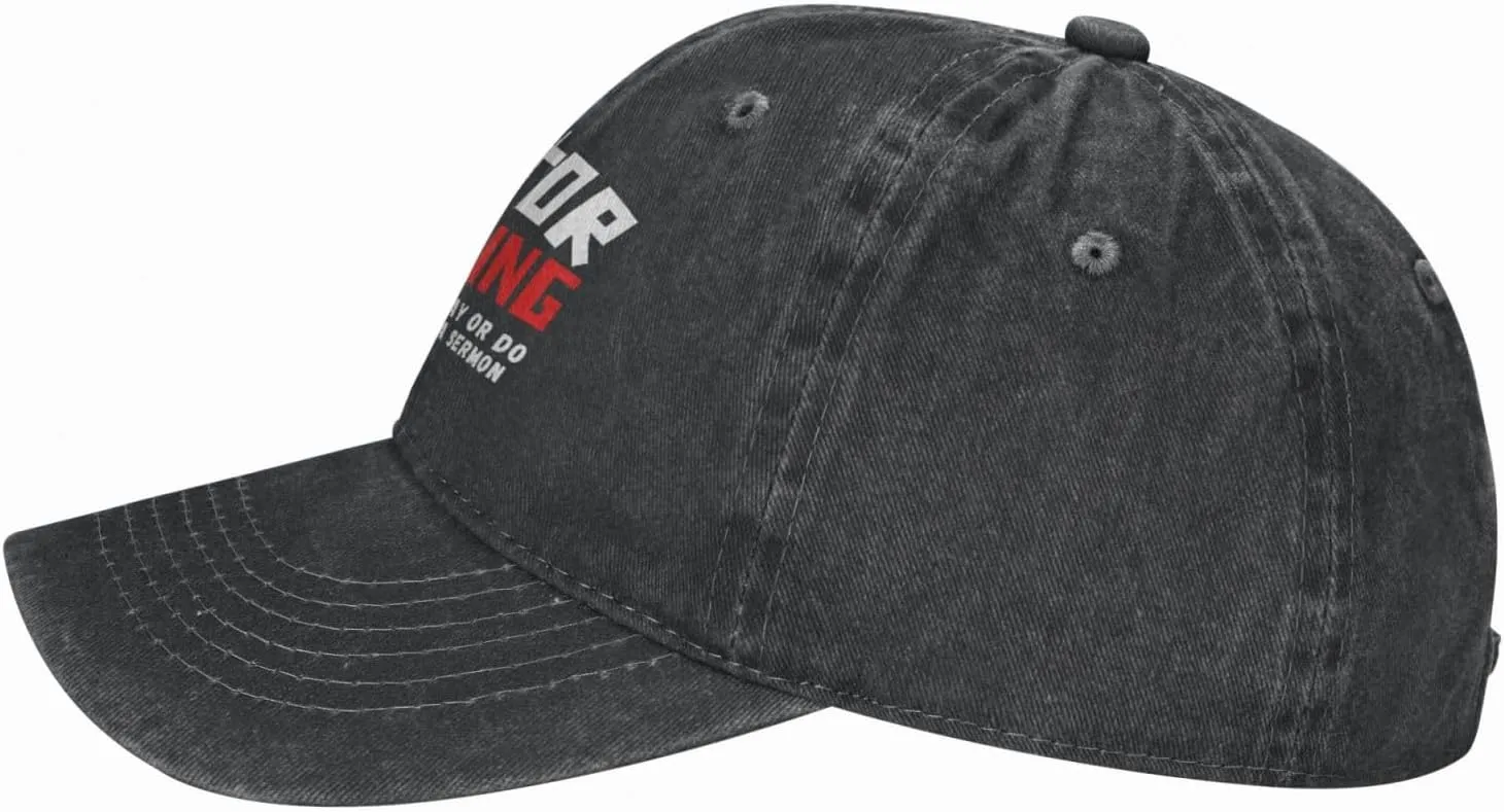 Pastor Warning Hat Pastor Gifts Anything You Say Or Do Could Be Used in A Sermon Baseball Cap for Men Women