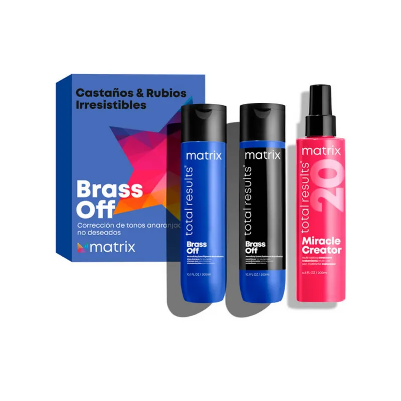 Set Brass Off Shampoo y Acondicionador   Miracle Creator Matrix