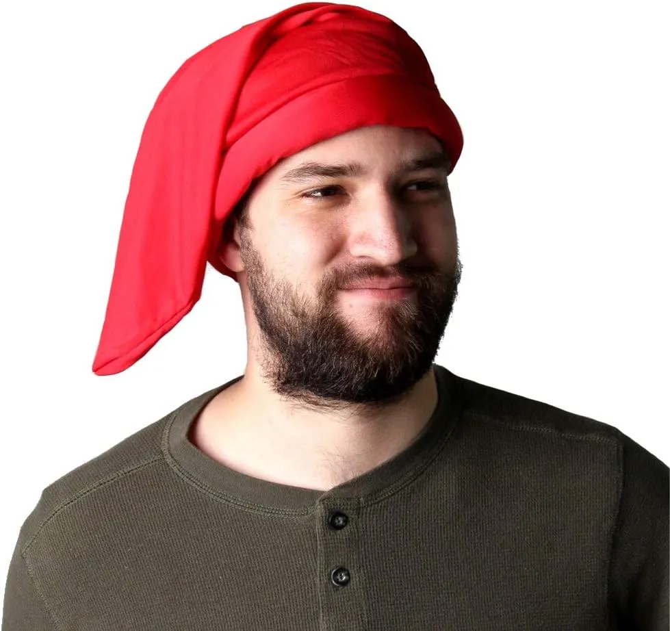 Seven Dwarf Gnome Elf Costume Hats in Seven Colors with Additional Color Options - 12" (One Size)