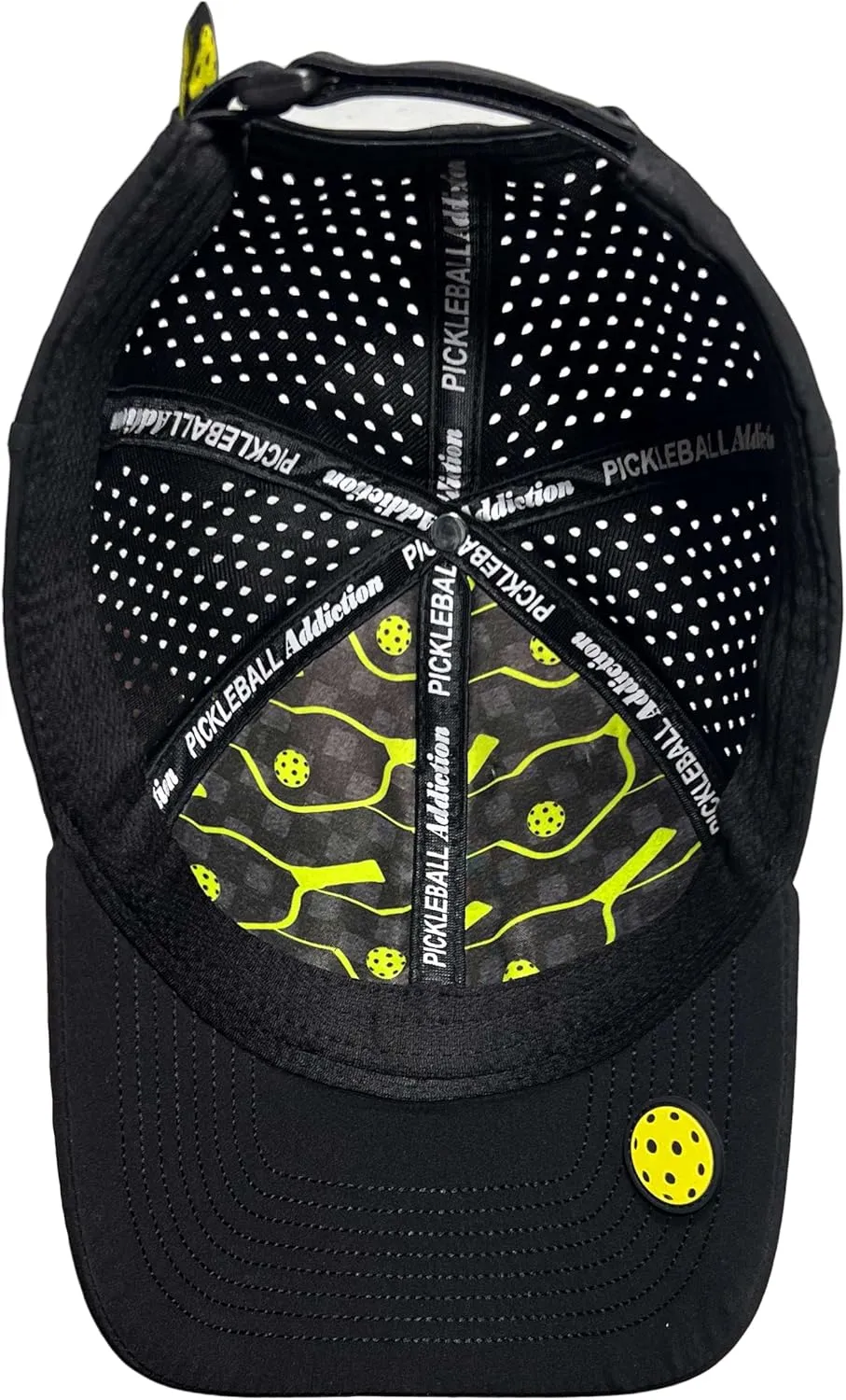 Unisex Pickleball hat. No Sweat Stains, Ultimate Comfort, Designed & Sold by a US Pickleball Family.