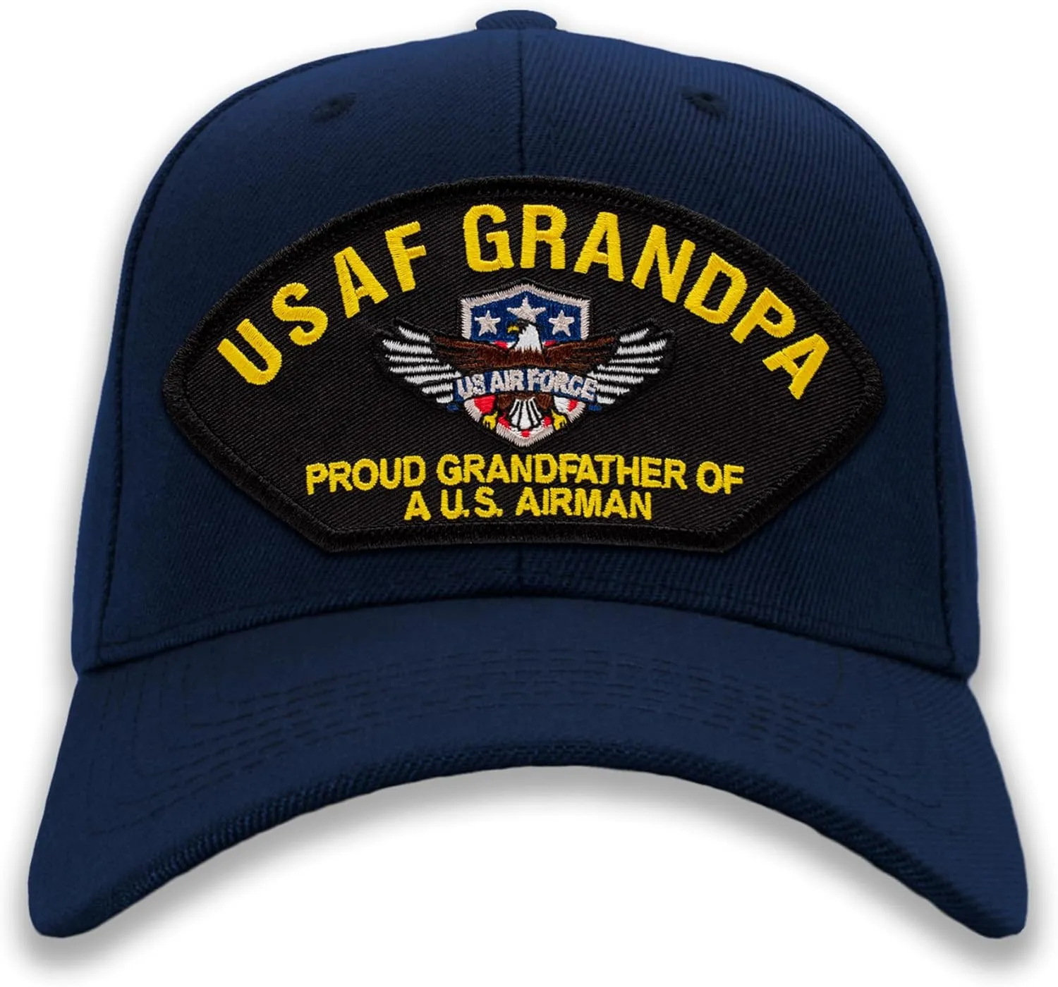 USAF Air Force Grandpa - Proud Grandfather of a US Airman Adjustable Ballcap or Trucker Hat