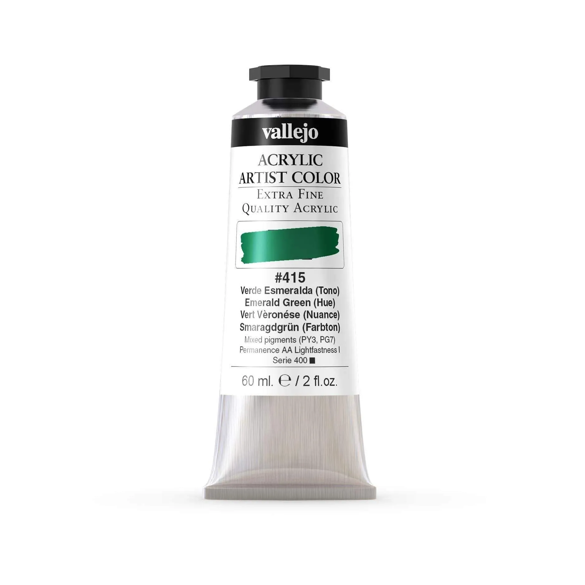 Vallejo pintura acrilica 60ml 415 verde esmeralda