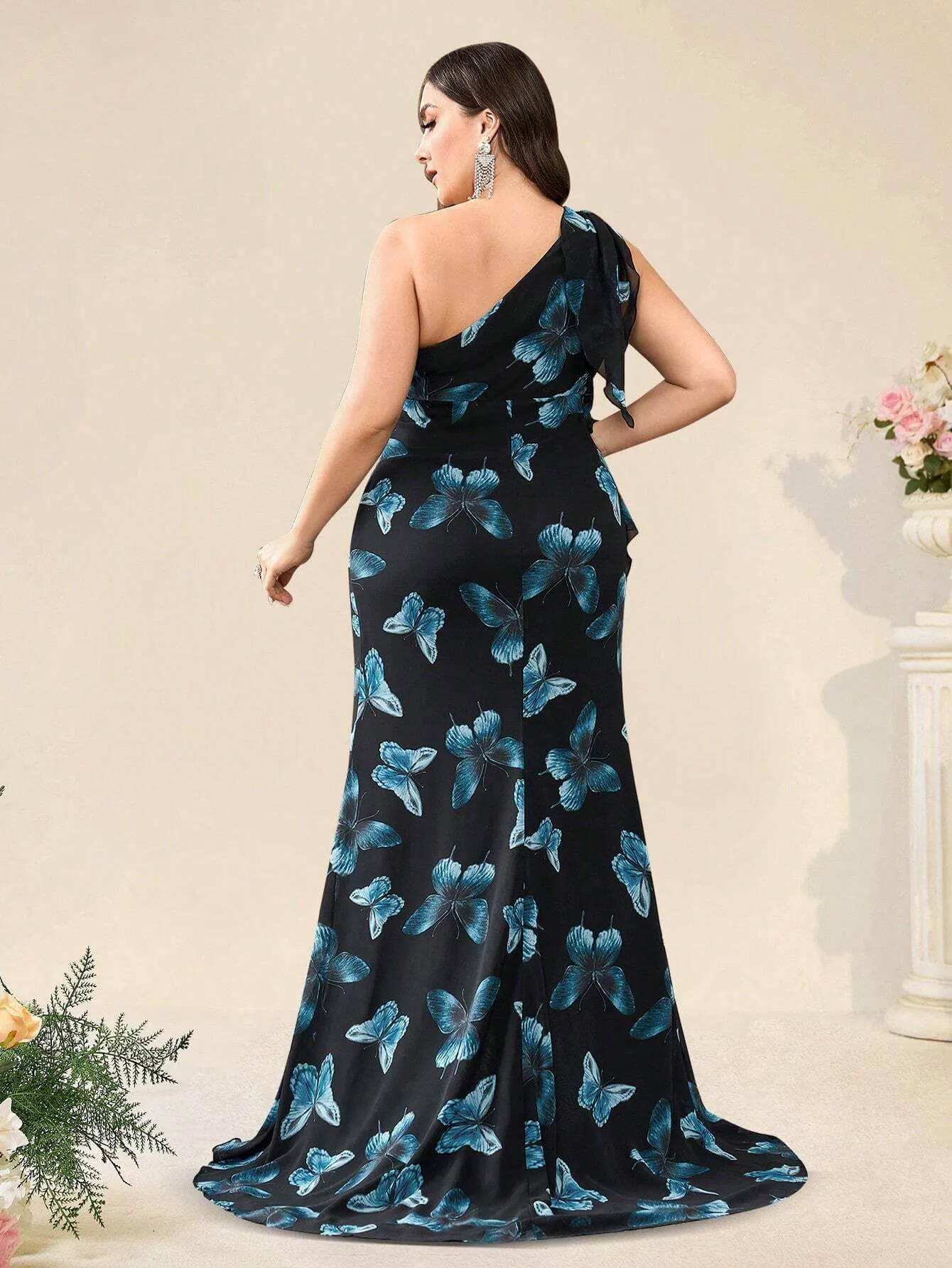 Vestido Floral Plus Size  - Carol