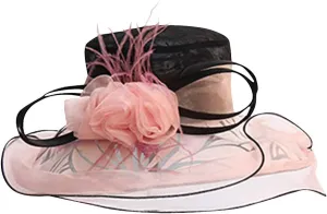 Womens Wide Brim Bowler Fedora Hat Vintage Felt Floppy Fascinator Hat with Vel Winter Hat