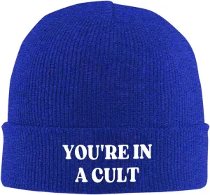 You're in A Cult Knit Hat Men Women Warm Winter Hat Beanie Fashion Cap